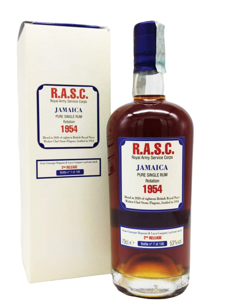 R.A.S.C. 1954 Jamaica Pure Single Rum 2nd Release