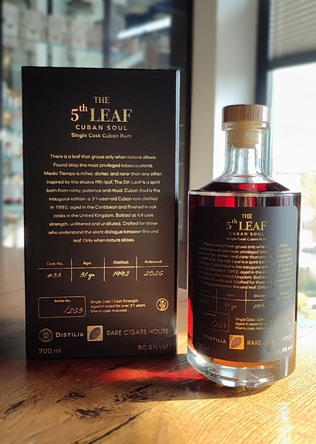 Cuban Rum 1992/2026 31yo 60,9% cask #622 The 5th Leaf - Cuban Soul, Edition I