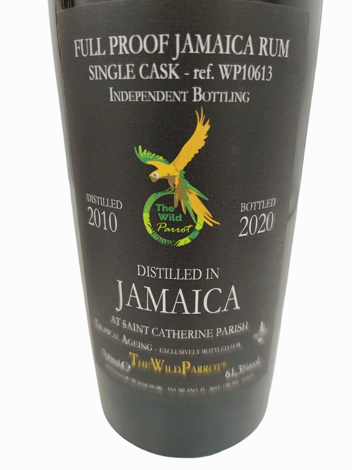 Saint Catherine 2010/2020 10yo 61,3% Jamaica cask#WP10613 The Wild Parrot label