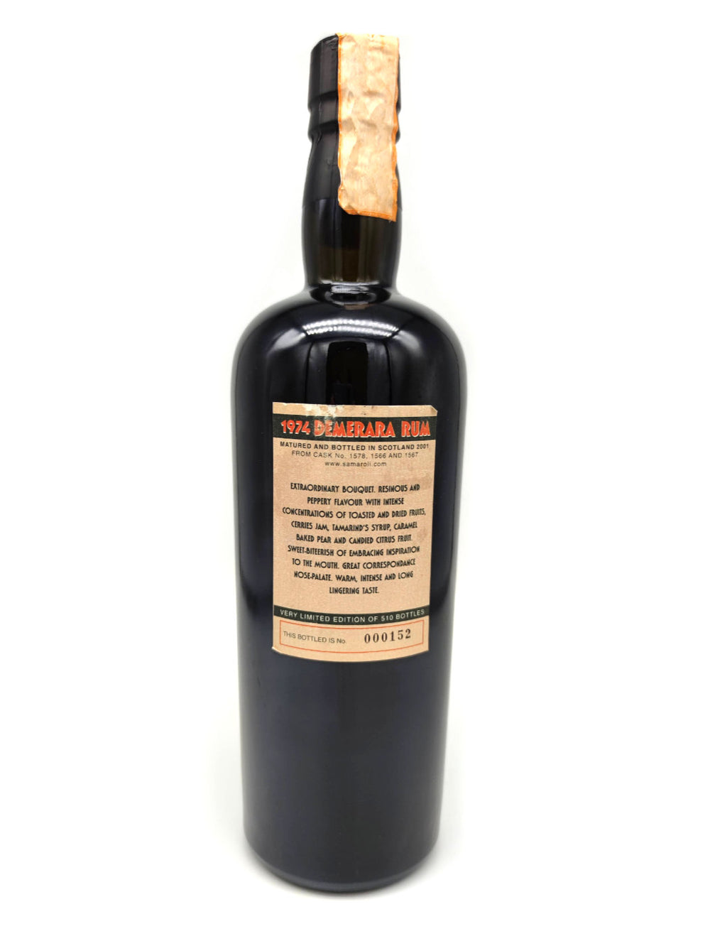 Samaroli 1974/2001 27yo 45% Demerara Rum