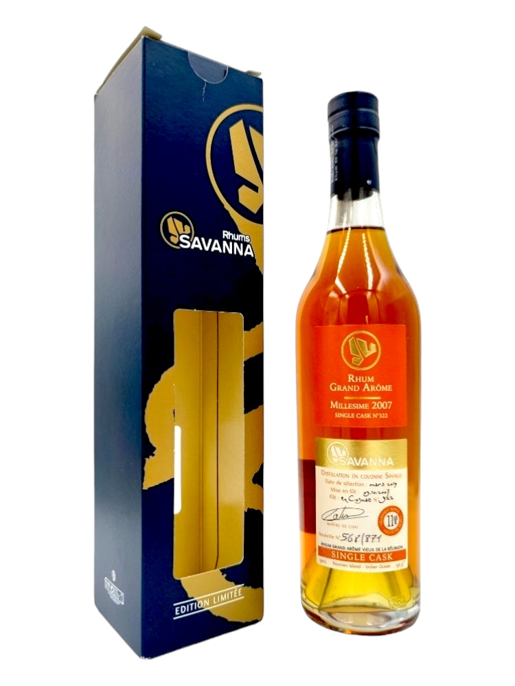 Savanna SC 2007 11yo 50,3% cask#322 Rhum Grand Arome - Distilia