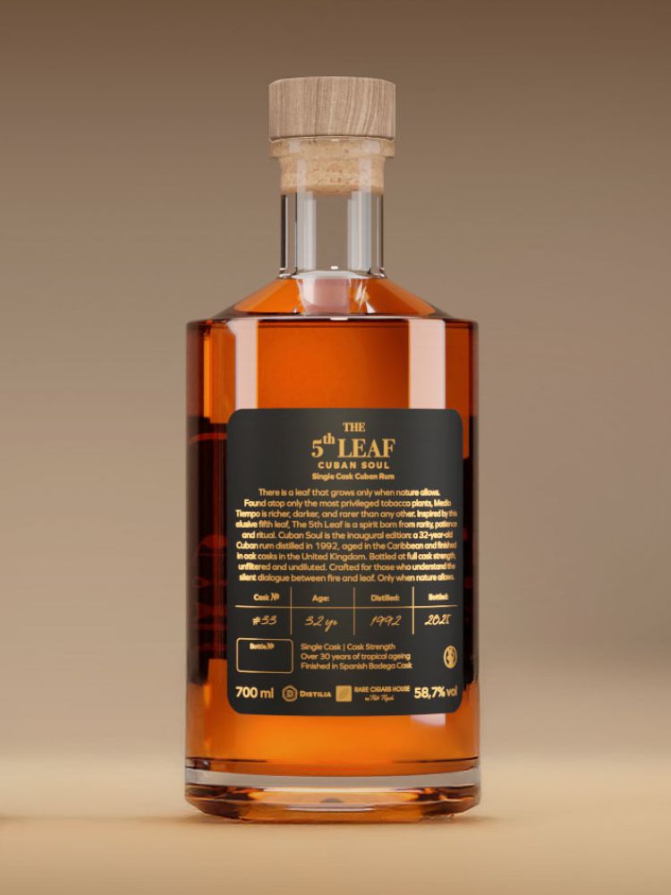 Cuban Rum 1992/2025 32yo 58,7% cask #622 The 5th Leaf - Cuban Soul, Edition I