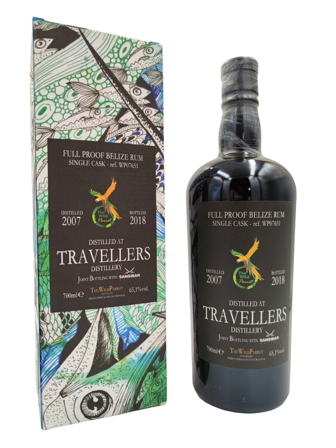 Travellers 2007/2018 11yo 65,1% Belize cask#WP07651 The Wild Parrot