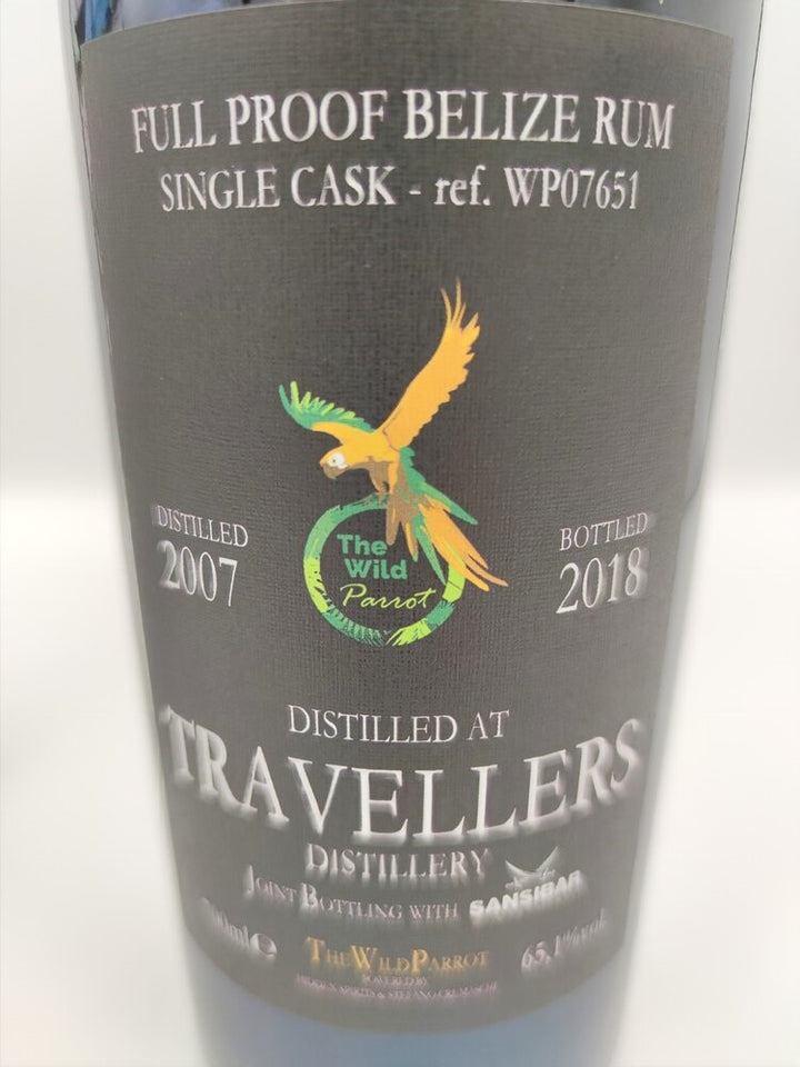 Travellers 2007/2018 11yo 65,1% Belize cask#WP07651 The Wild Parrot