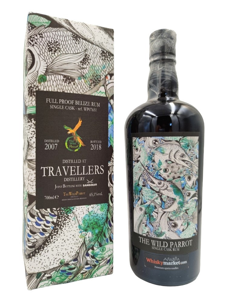 Travellers 2007/2018 11yo 65,1% Belize cask#WP07651 The Wild Parrot