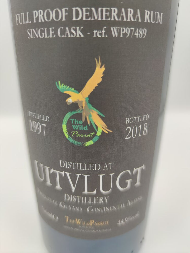 Uitvlugt 1997/2018 21yo 48,9% Guyana cask#WP97489 The Wild Parrot