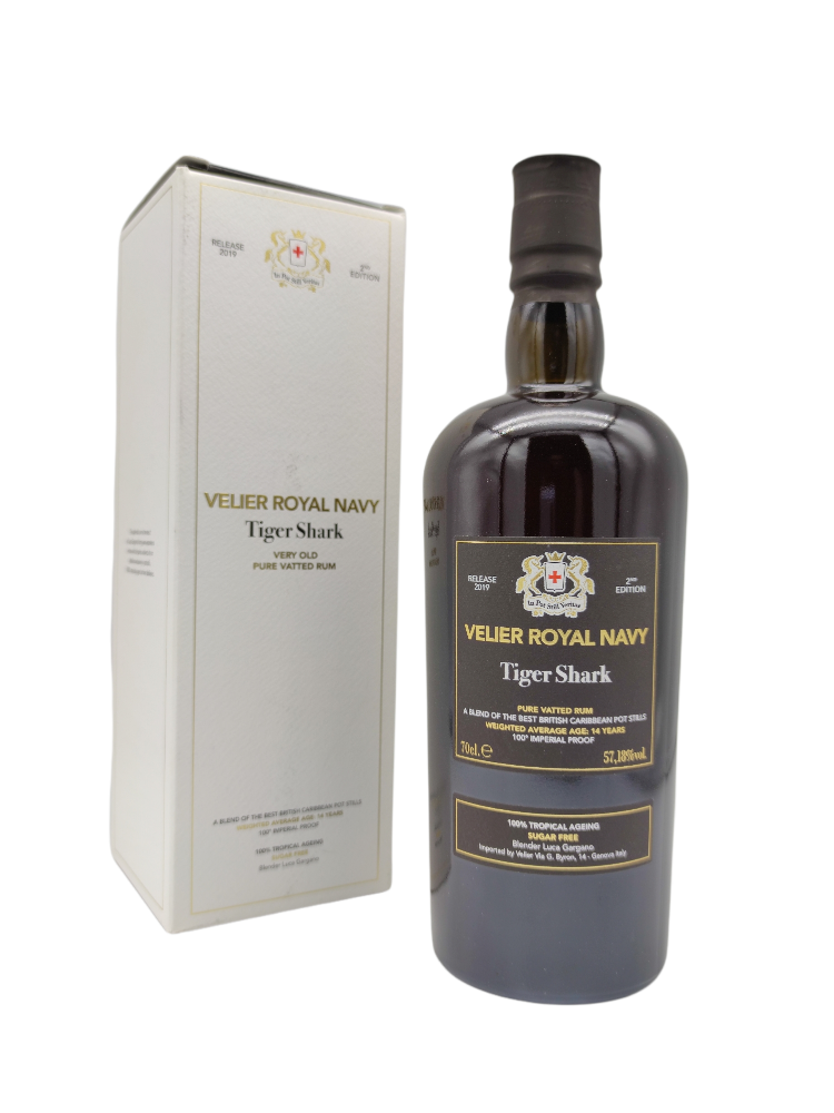 Velier Royal Navy 2019 Tiger Shark Pure 14yo 57,18%