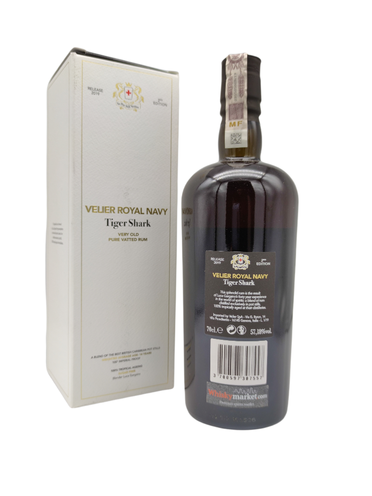 Velier Royal Navy 2019 Tiger Shark Pure 14yo 57.18%