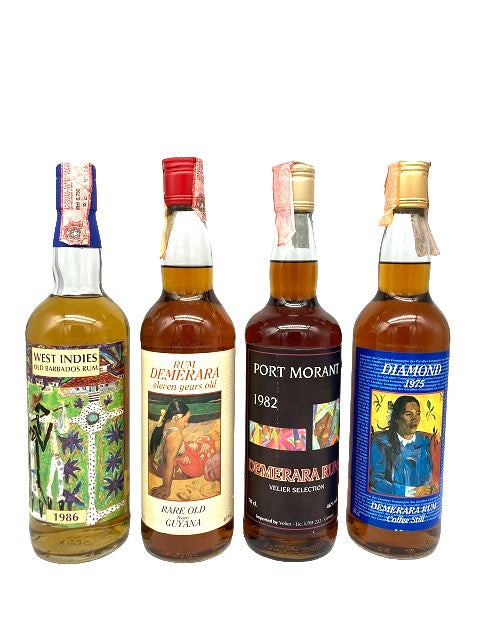 Velier Vintage Collection, 4 bottles