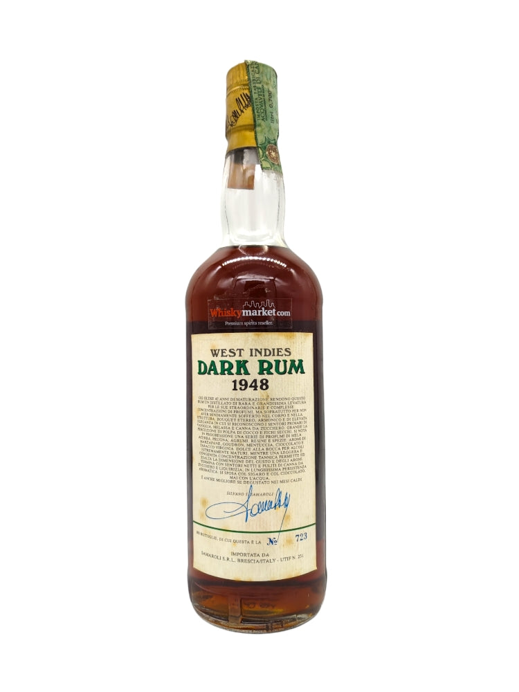 West Indies Dark Rum 1948/1991 42yo 49% Samaroli